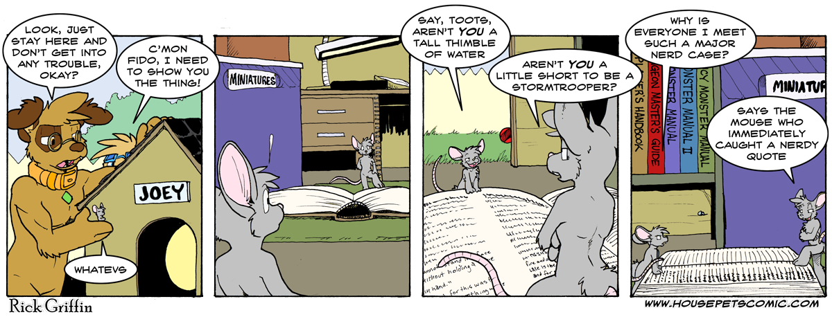 The ''thing'' has to do with a video game Fido is unfamiliar with