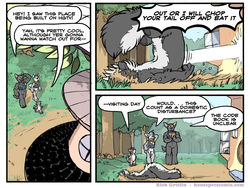 i mean . . . they're not domesticated, but they ARE disturbed