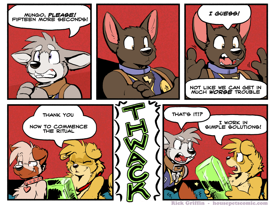besides, you probably would have liked the space dragon's solution even less