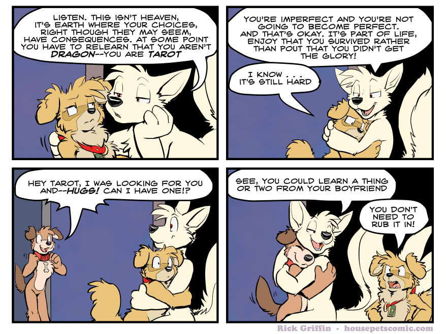 consolation prize: a hug