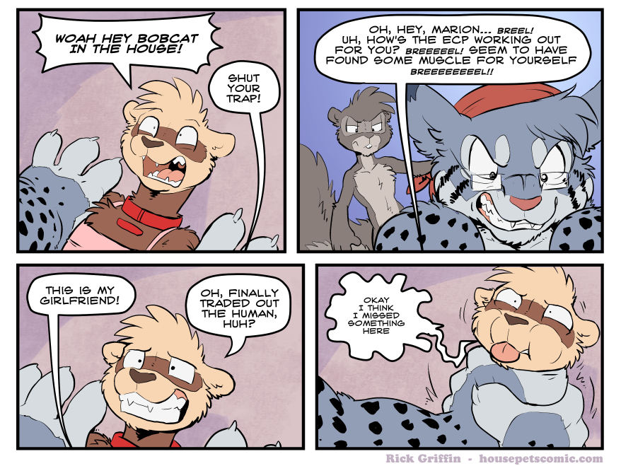 I thought you might have had a thing for... glasses and bandannas...