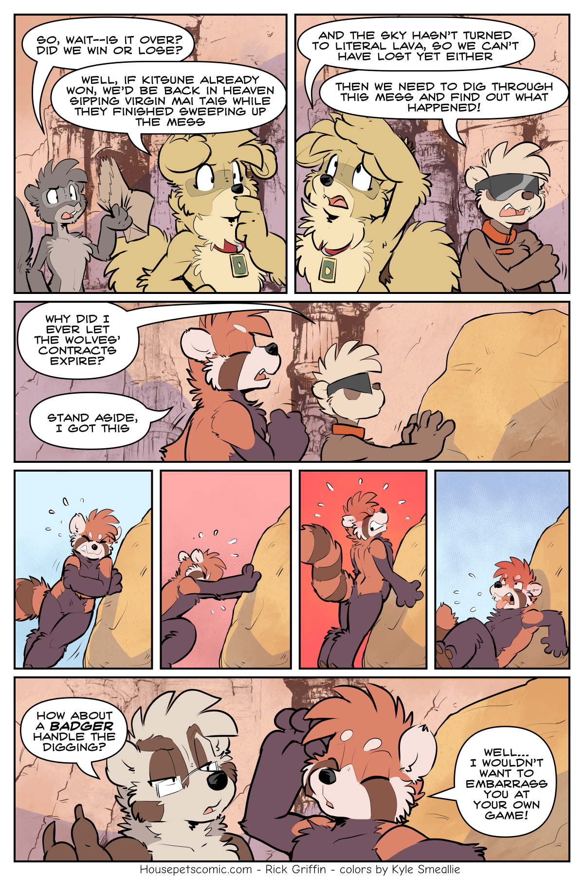 oh no sky lava in panel 6